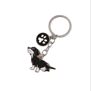 Cute Dachshund Dog Keychain